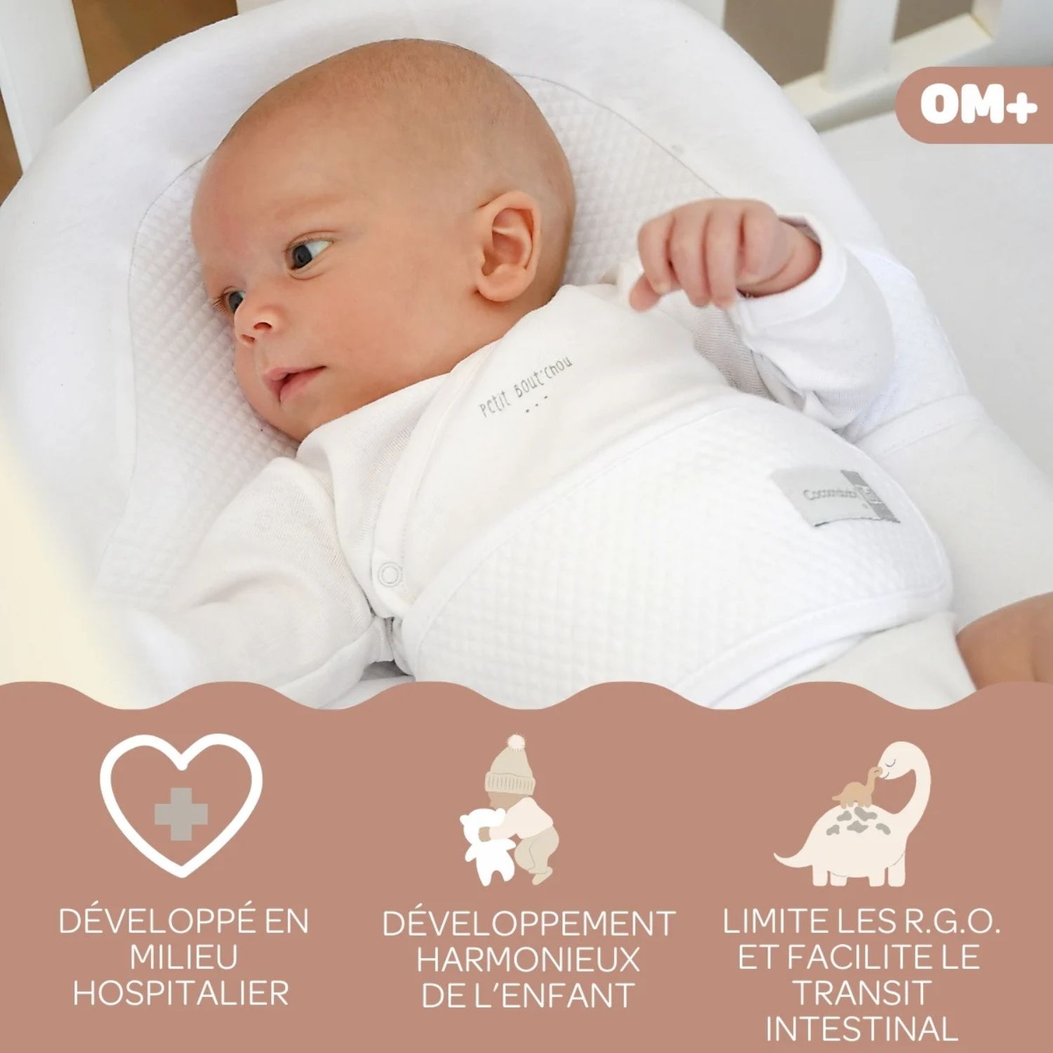 Réducteur de lit Cocoonababy 10° Moon et stars (Béaba) - Image 3