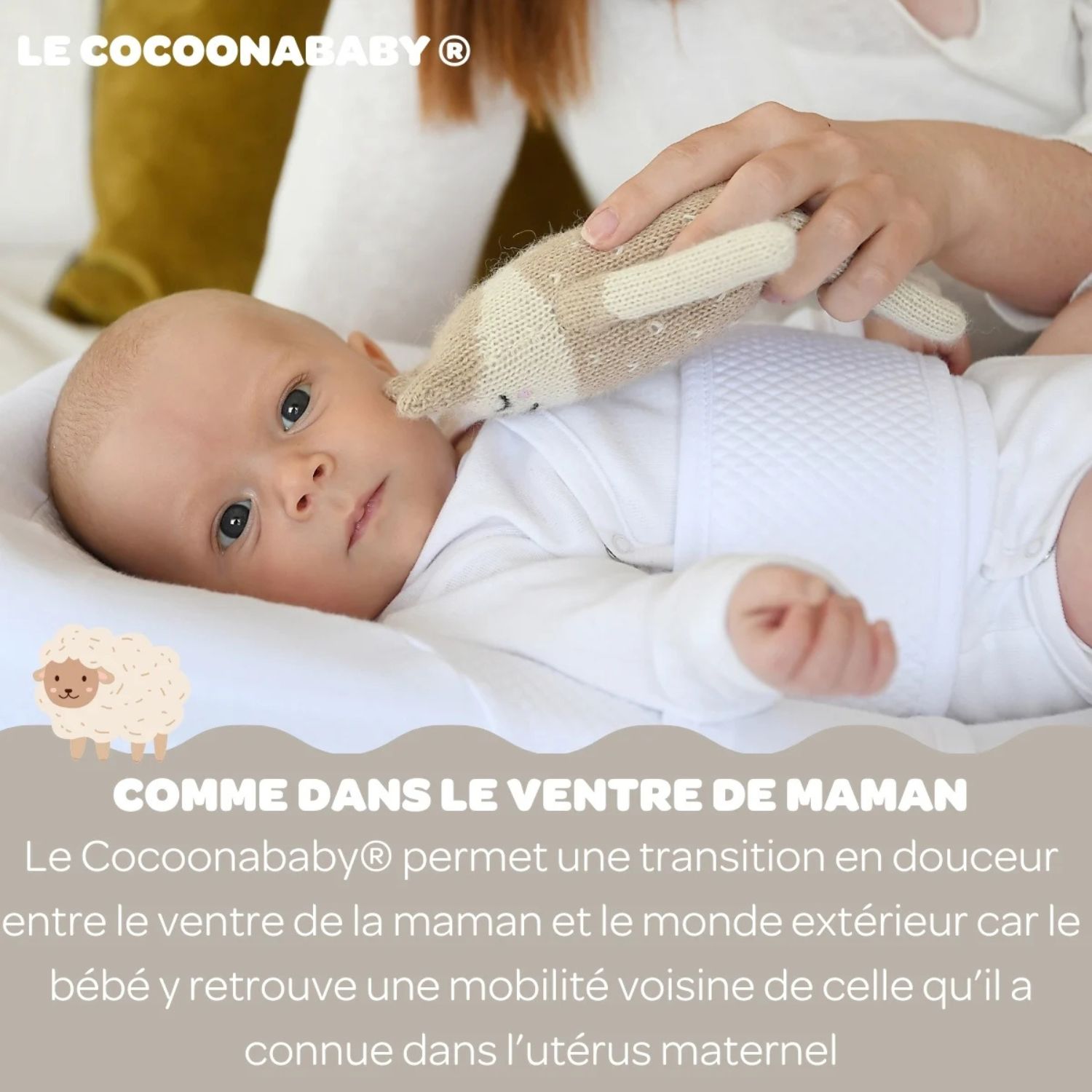 Réducteur de lit Cocoonababy 10° Moon et stars (Béaba) - Image 4