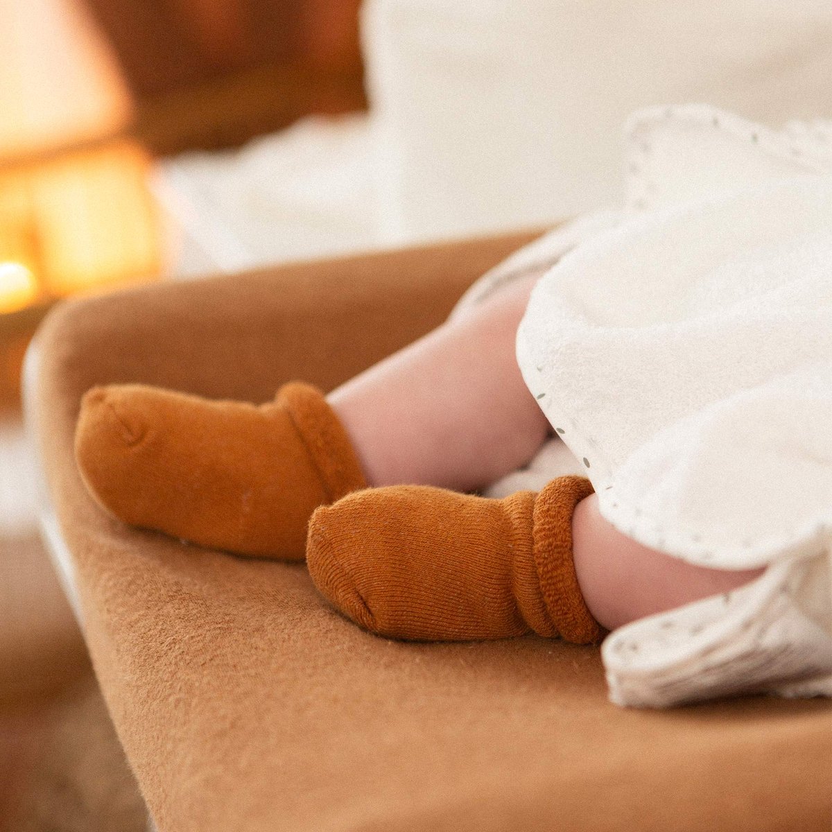 Lot de 3 paires de chaussettes Terracotta-Ecru-Camel (pointure 14-16) (Trois Kilos Sept) - Image 2