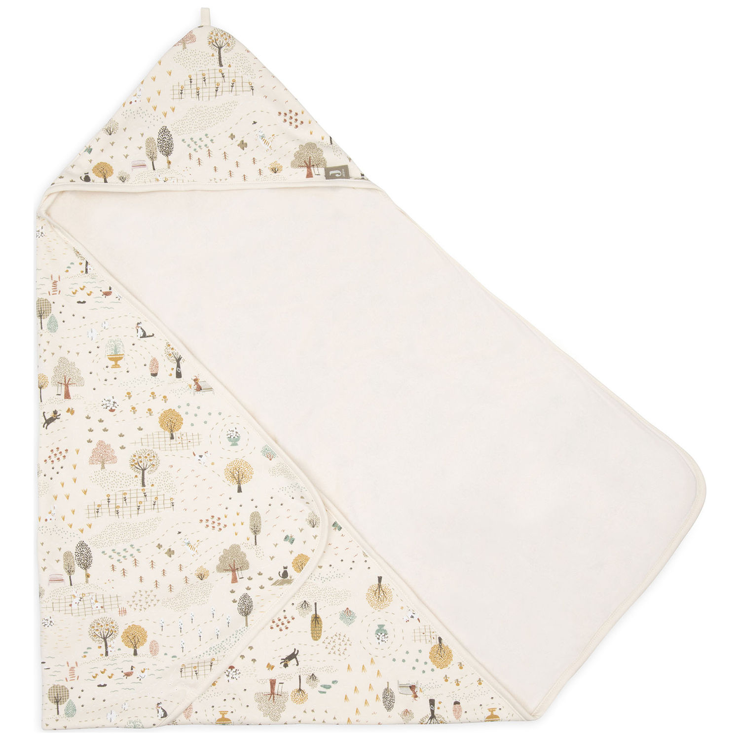 Cape de bain Tiny Park (75 x 75 cm) (Jollein) - Image 4