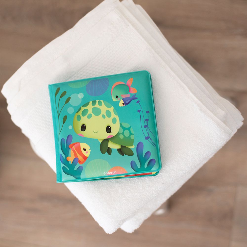 Livre de bain La vie magique des tortues (Janod) - Image 2