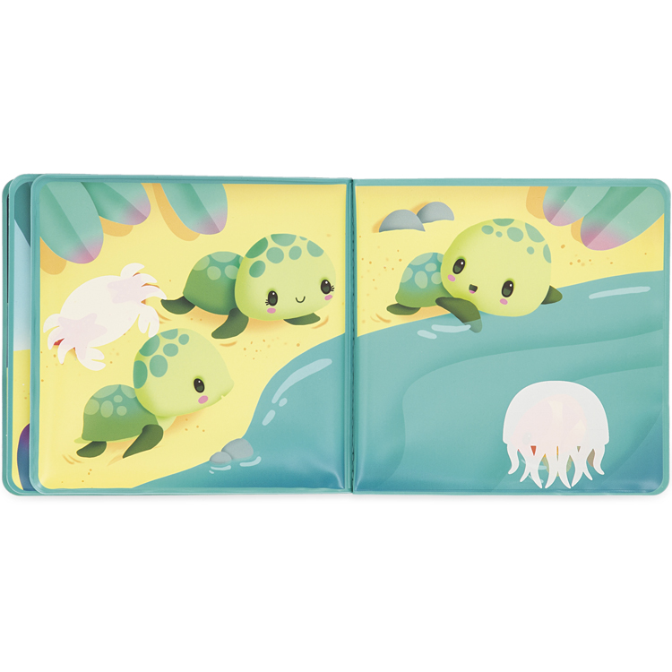 Livre de bain La vie magique des tortues (Janod) - Image 4