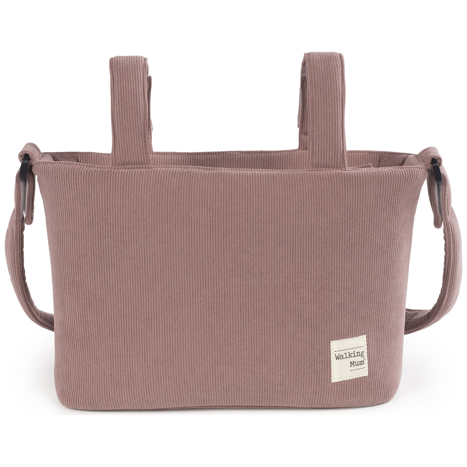 Sac à langer velours côtelé Gala Cerise