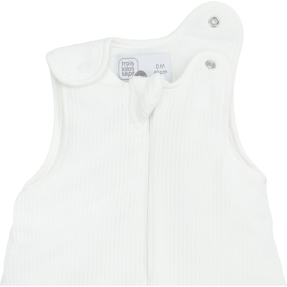 Gigoteuse de naissance en velours côtelé Blanc TOG 3 (0-3 mois) (Trois Kilos Sept) - Image 3