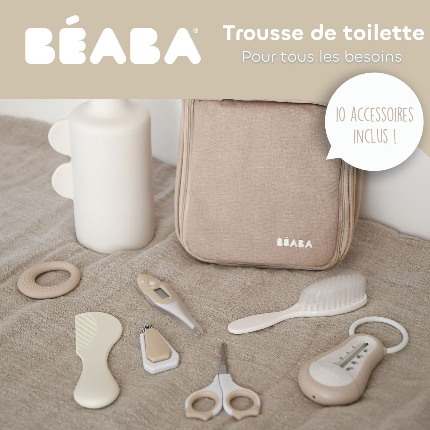 Trousse de soin Nomade Argile (10 accessoires) (Béaba) - Image 2