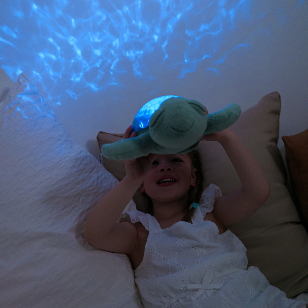 Veilleuse peluche Tranquil Turtle Green (rechargeable) (Cloud B) - Image 3
