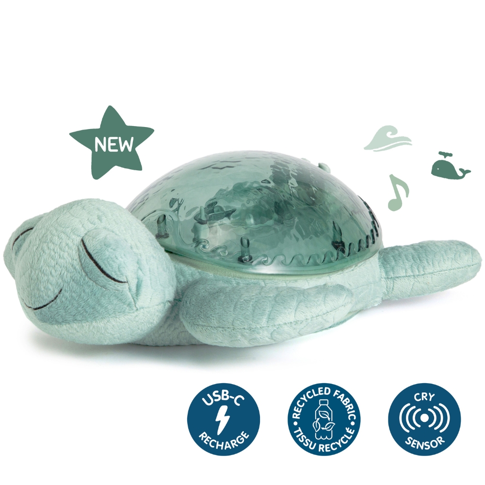 Veilleuse peluche Tranquil Turtle Green (rechargeable) (Cloud B) - Image 5