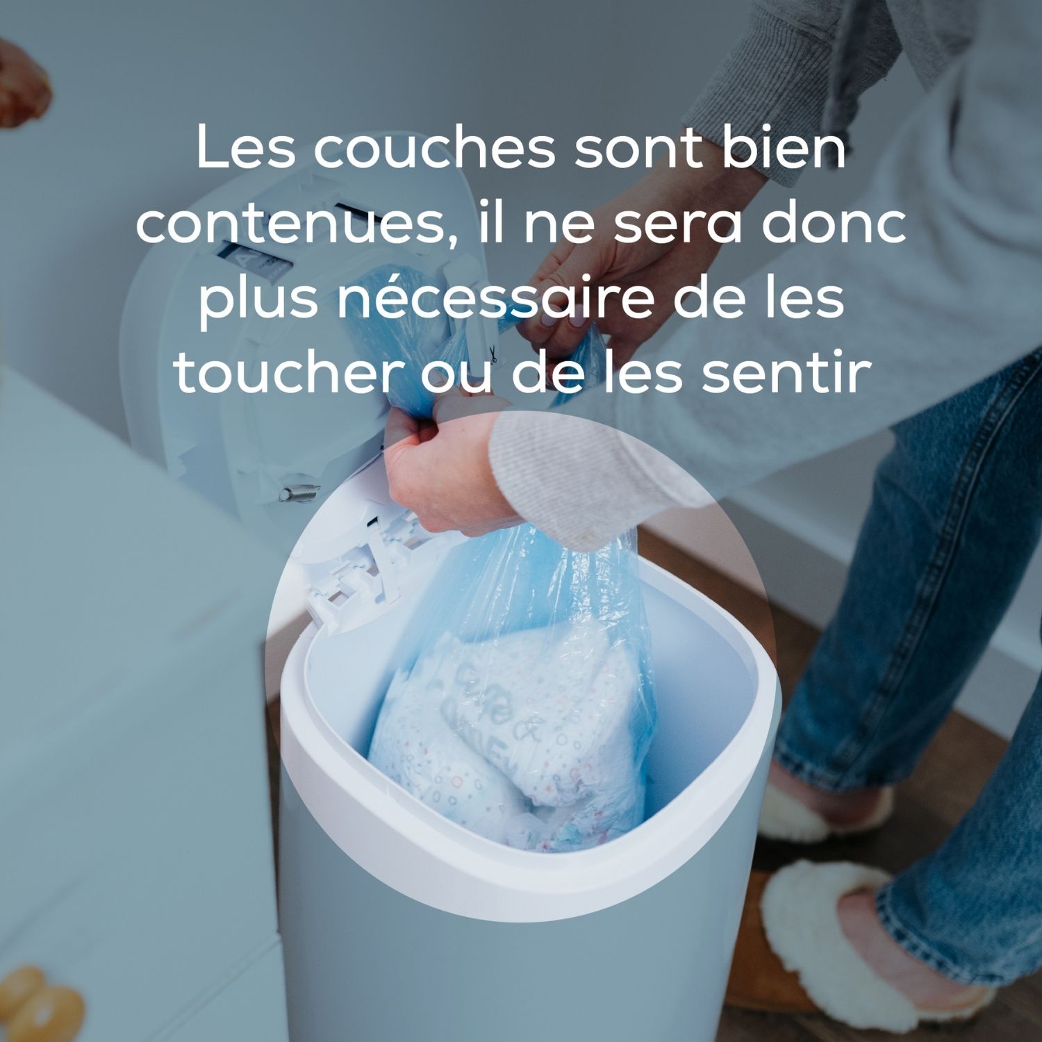 Pack de 3 recharges octogonales pour poubelle à couches Dress Up (Angelcare) - Image 2