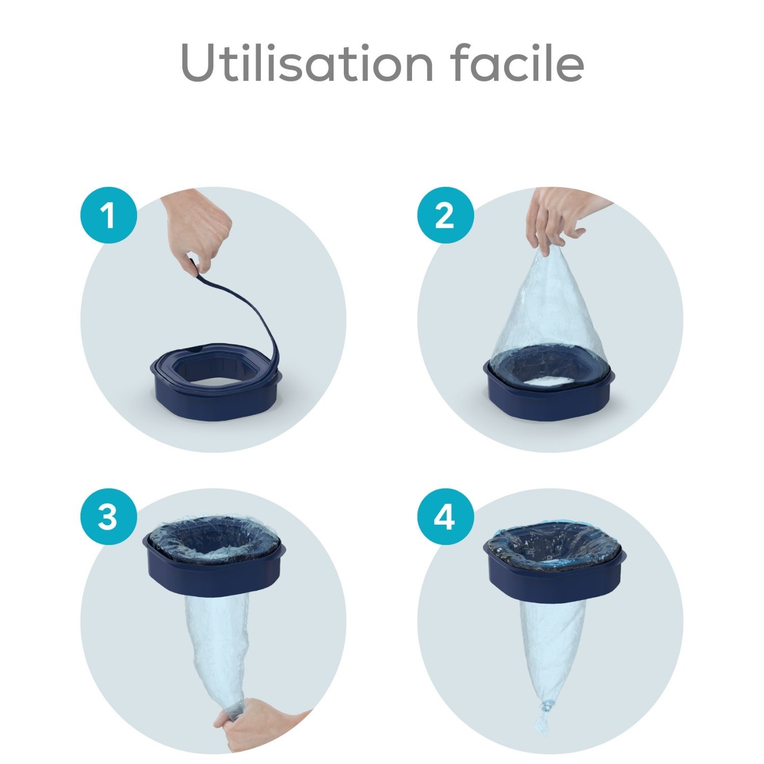 Pack de 3 recharges octogonales pour poubelle à couches Dress Up (Angelcare) - Image 5