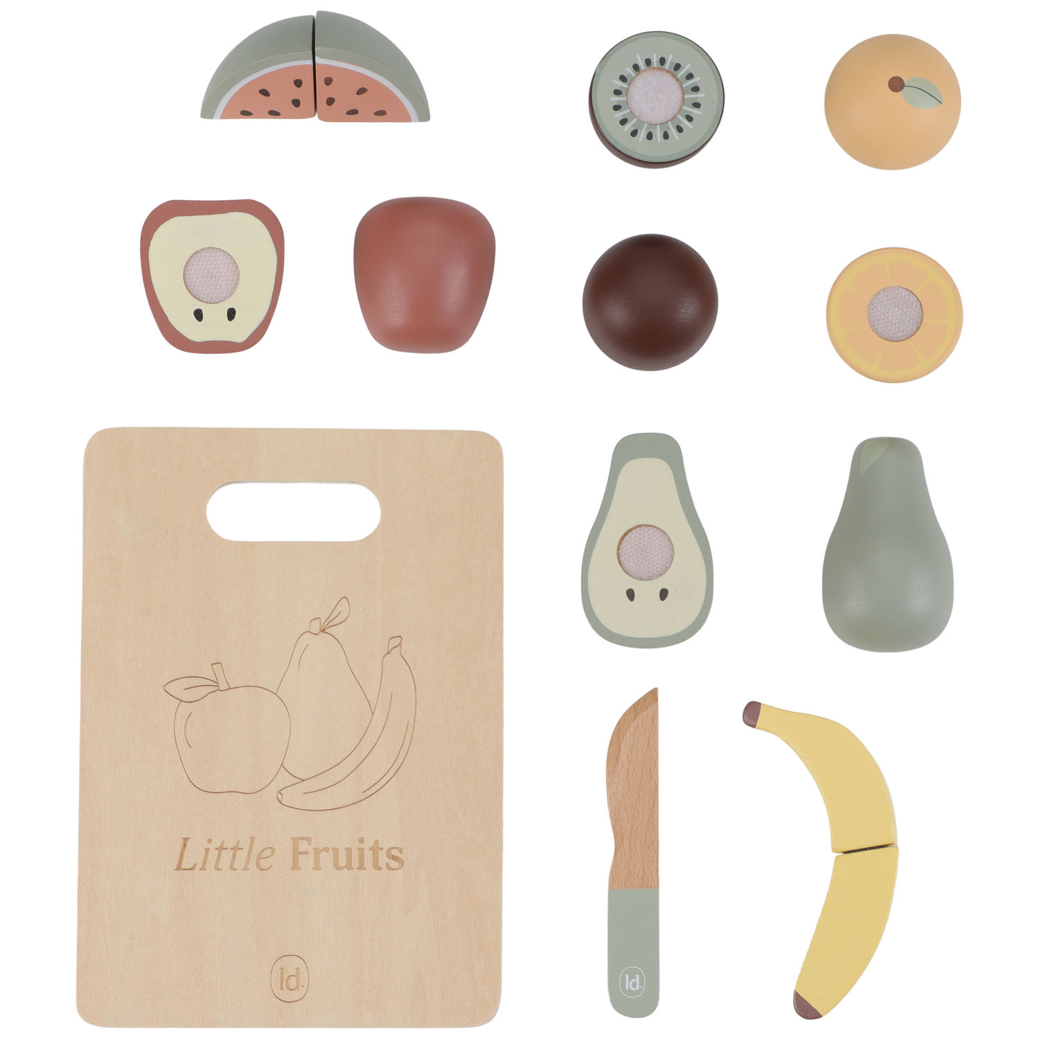 Fruits à découper en bois (Little Dutch) - Image 7