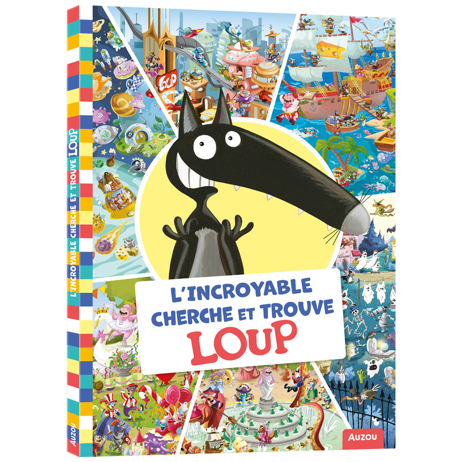 Livre L'incroyable cherche et trouve Loup