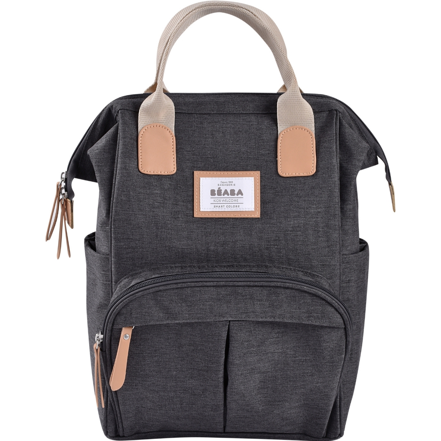 Béaba - Sac à dos à langer Wellington gris chine foncé