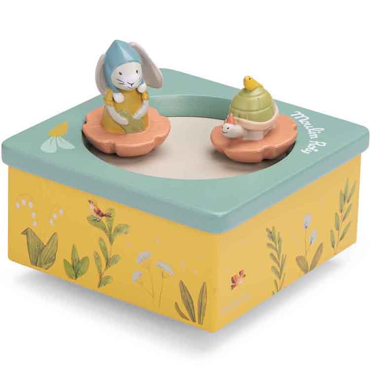 Moulin Roty - Boîte à musique Trois petits lapins