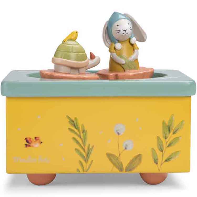Boîte à musique Trois petits lapins (Moulin Roty) - Image 2