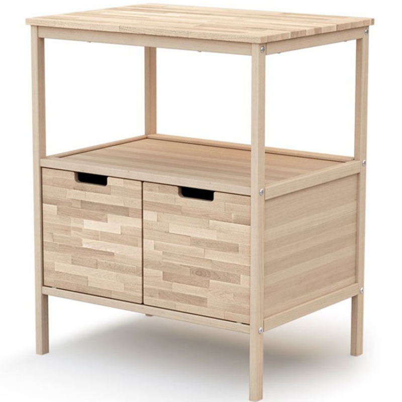 Commode à langer en bois de hêtre brut Essentiel (At4) - Image 1