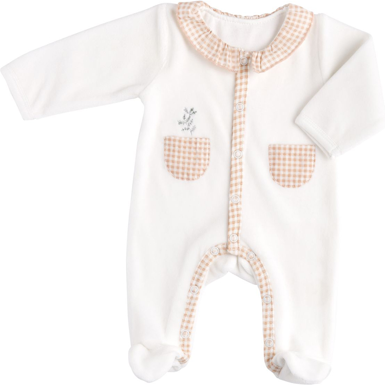 Pyjama chaud avec col nude Botanica (3 mois) (Sauthon) - Couverture