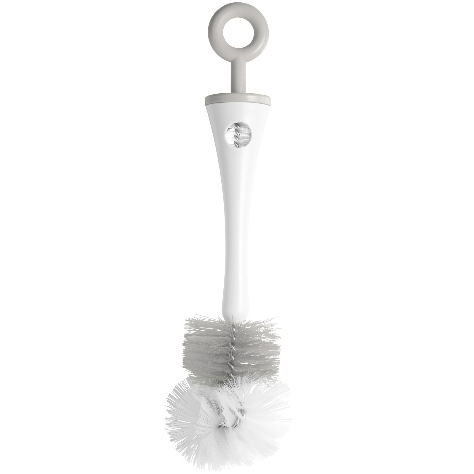 Goupillon pour biberon 2 en 1 gris (Béaba) - Image 1