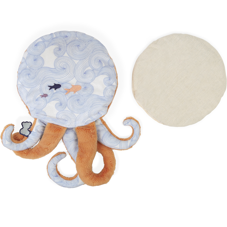 Peluche bouillotte bien-être poulpe Petit calme (28 cm) (Kaloo) - Image 5