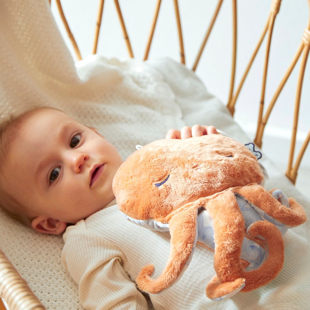 Peluche bouillotte bien-être poulpe Petit calme (28 cm) (Kaloo) - Image 3