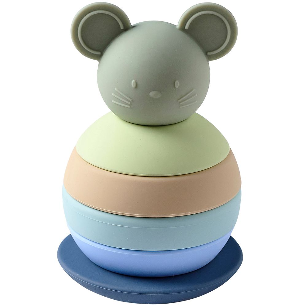 Culbuto empilable Souris vert (Nattou) - Image 1