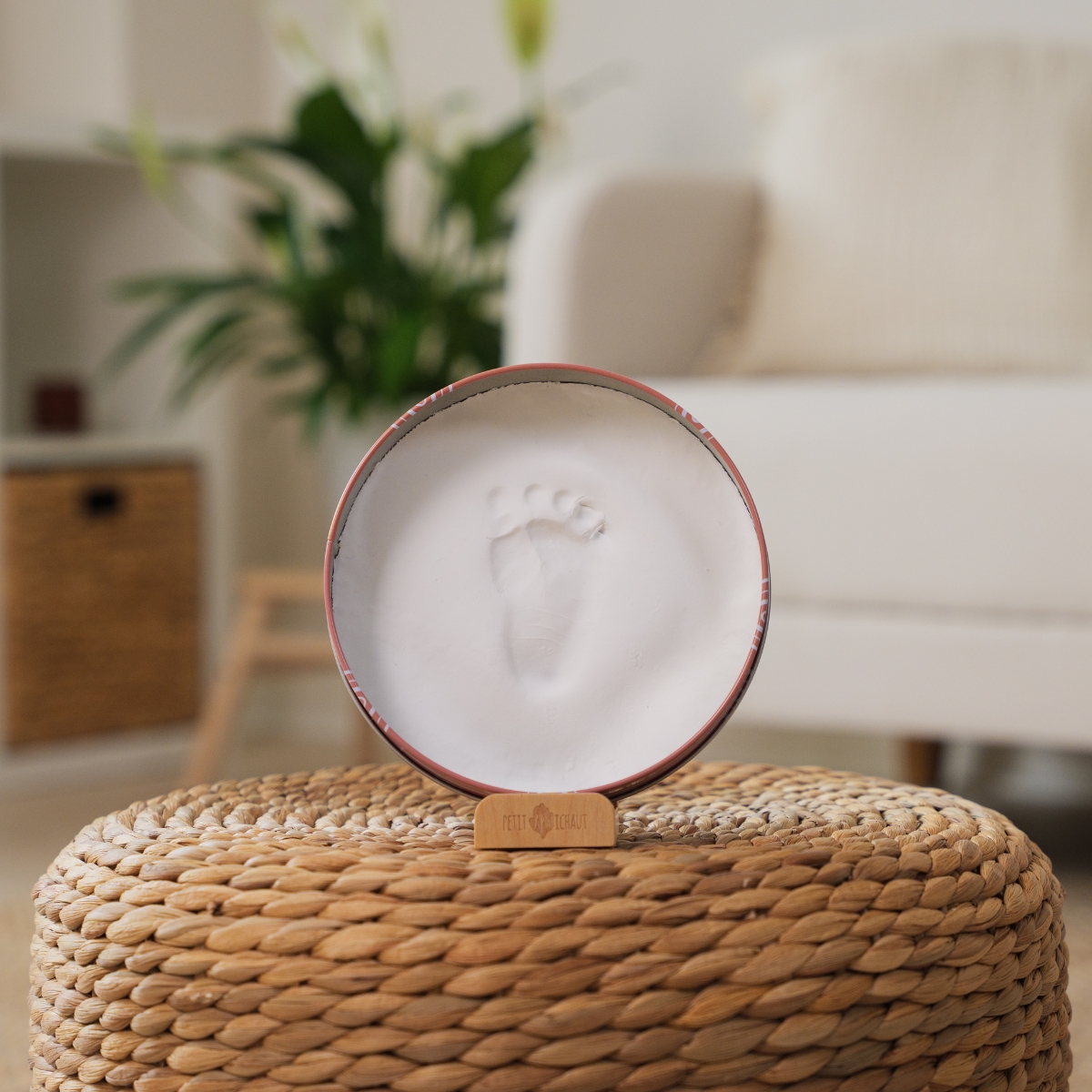 Boîte à empreintes Baby Box Ronde Rainbow Terracotta (Petit Artichaut) - Image 1