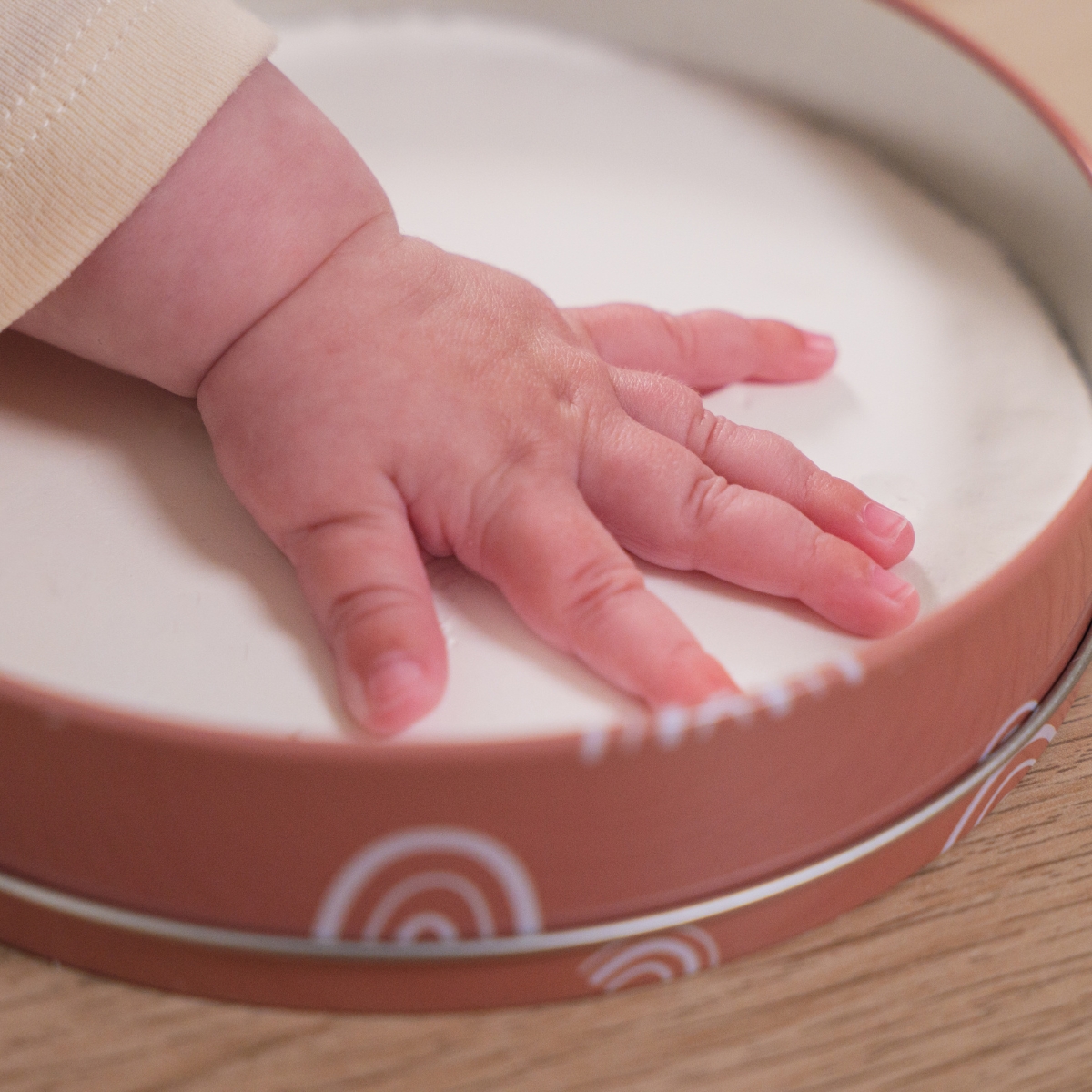 Boîte à empreintes Baby Box Ronde Rainbow Terracotta (Petit Artichaut) - Image 5