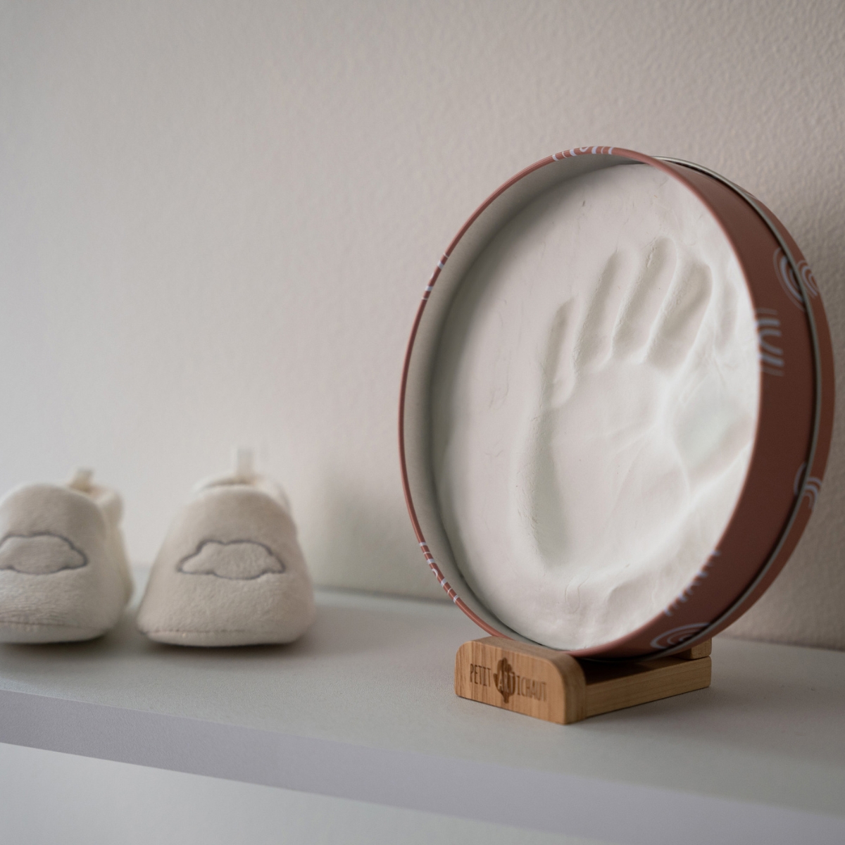 Boîte à empreintes Baby Box Ronde Rainbow Terracotta (Petit Artichaut) - Image 6