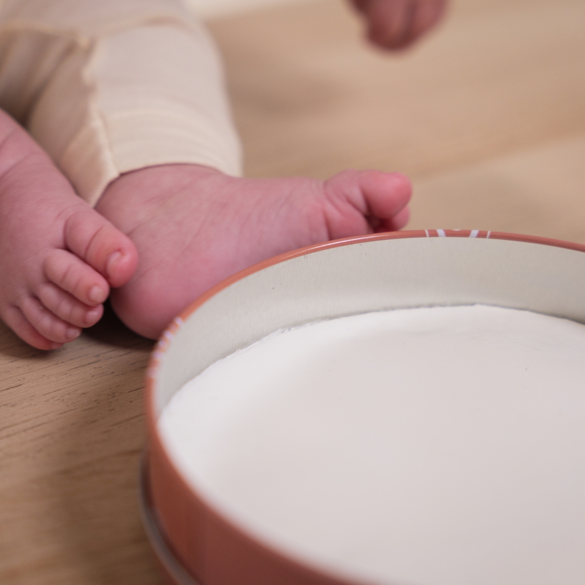 Boîte à empreintes Baby Box Ronde Rainbow Terracotta (Petit Artichaut) - Image 7