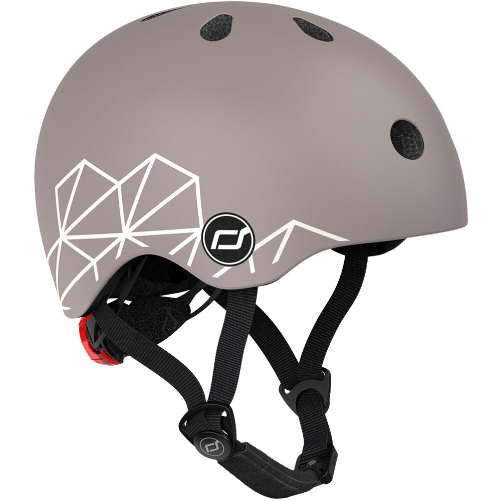 Scoot And Ride - Casque XXS-S lifestyle lignes taupe