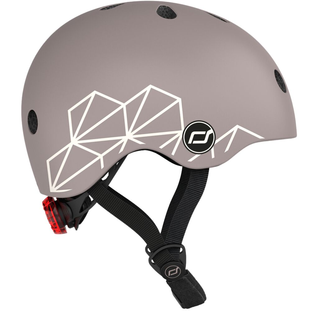 Casque XXS-S lifestyle lignes taupe (Scoot And Ride) - Image 5