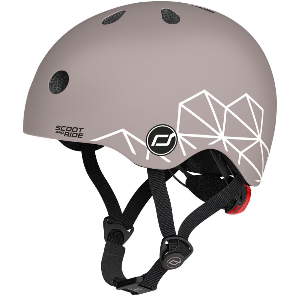 Casque XXS-S lifestyle lignes taupe (Scoot And Ride) - Image 6