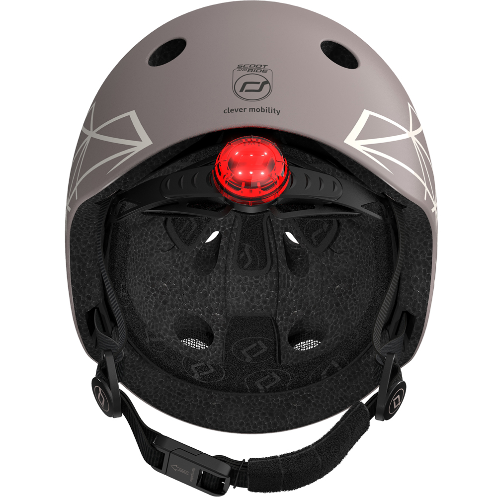 Casque XXS-S lifestyle lignes taupe (Scoot And Ride) - Image 7