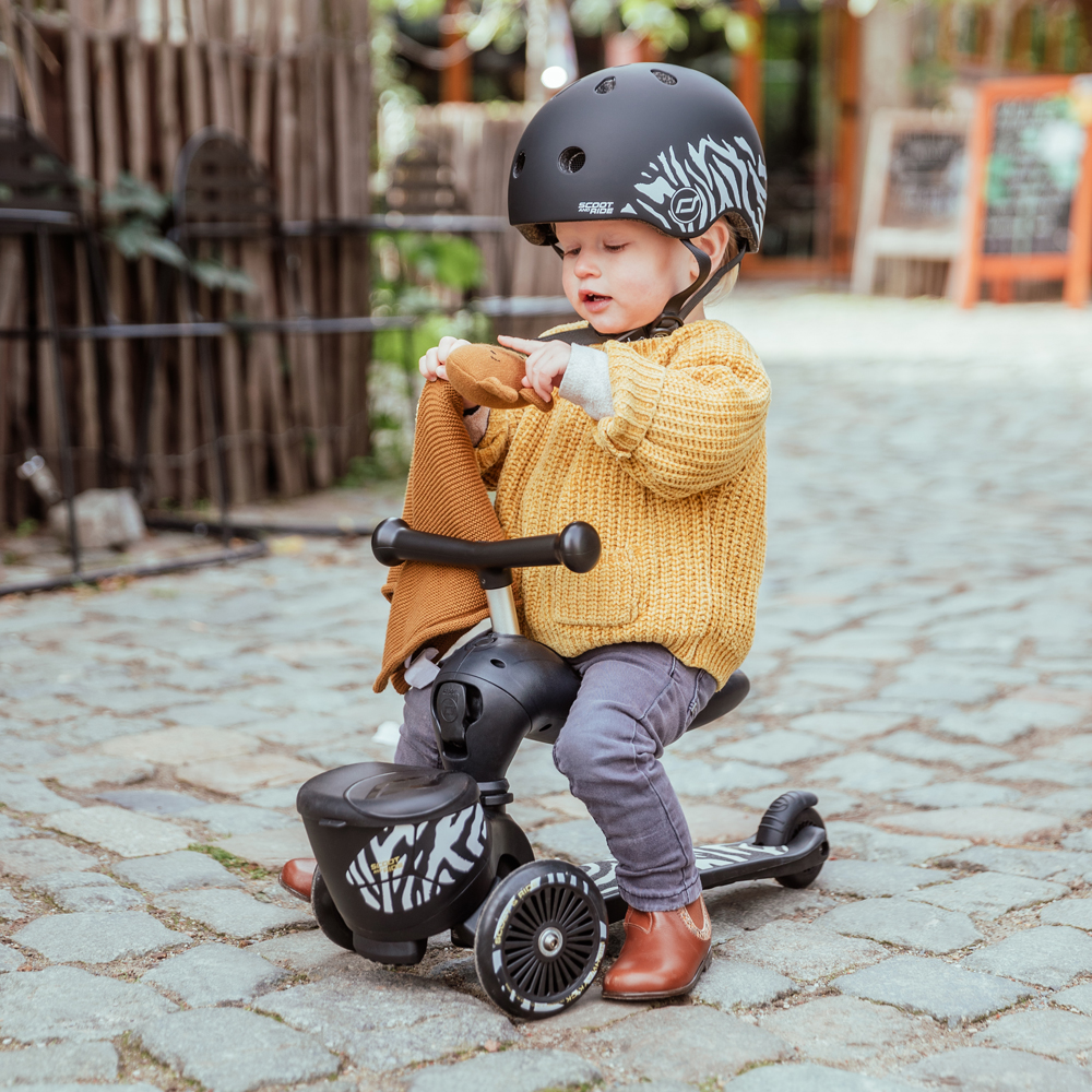 Casque XXS-S lifestyle zèbre (Scoot And Ride) - Image 1