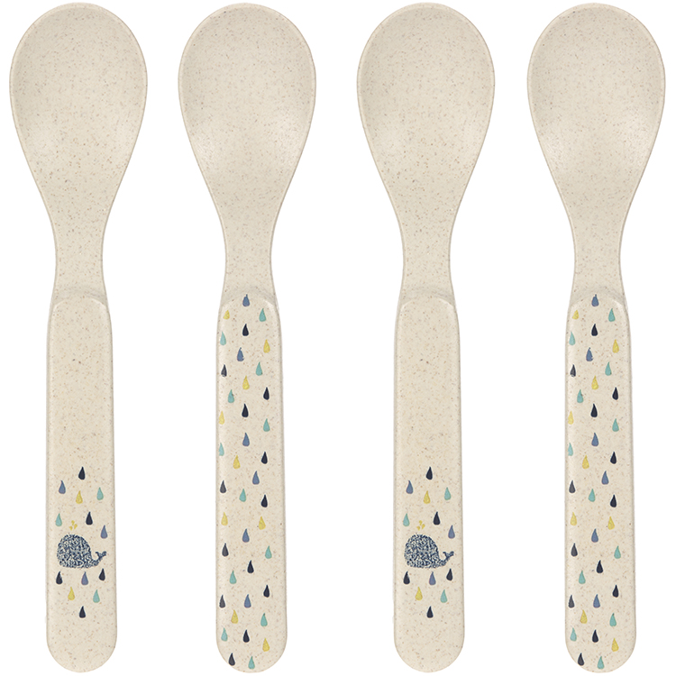 Lot de 4 cuillères Baleine Little Water (Lässig) - Image 1