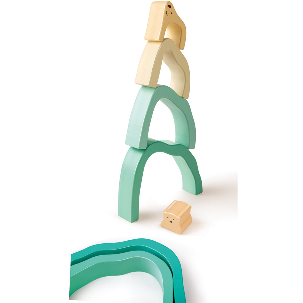 Blocs à empiler Ours polaire arctique (Hape) - Image 5