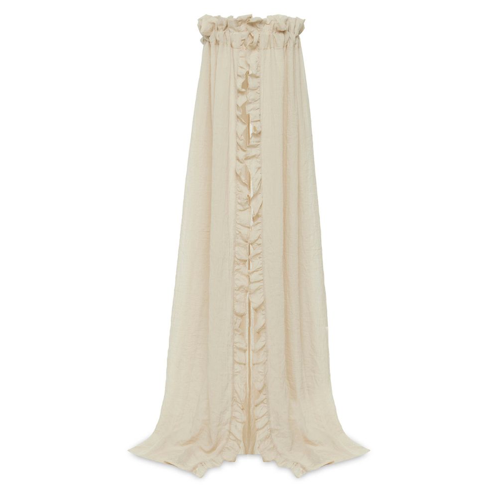 Jollein - Ciel de lit vintage ruffle Nougat (155 cm)