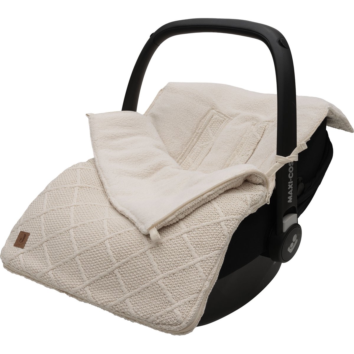 Nid d'ange passe sange Check Knit Oatmeal (groupe 0+)