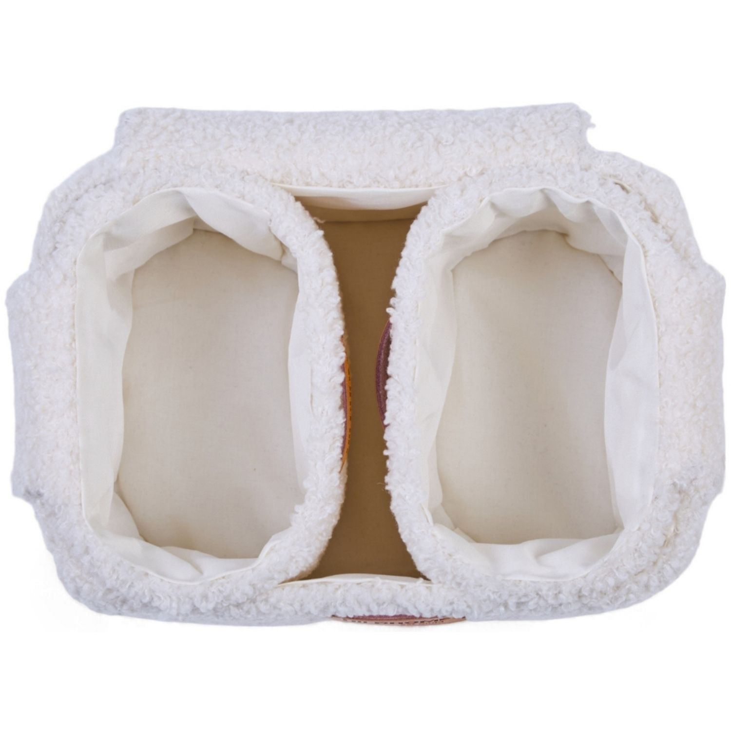 Lot de 3 paniers à suspendre table à langer Teddy écru (Childhome) - Image 6