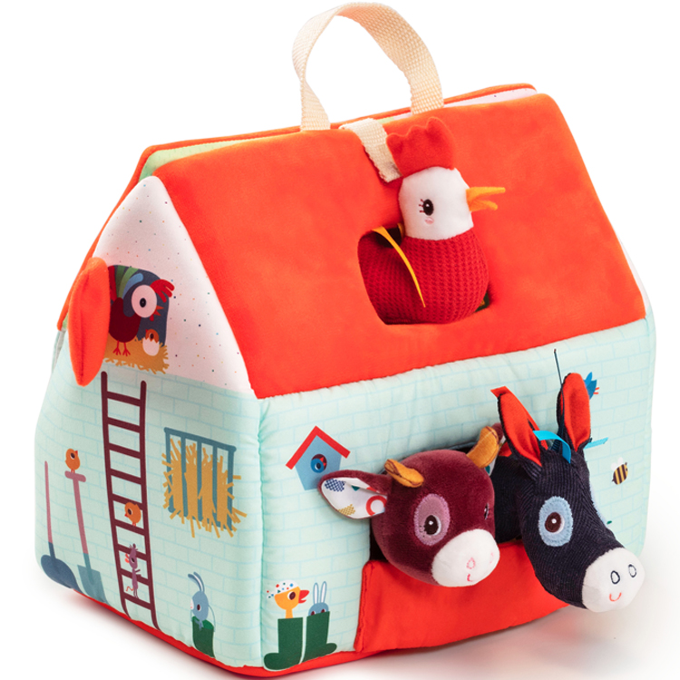 Peluche d'activités Ma première ferme (Lilliputiens) - Image 1