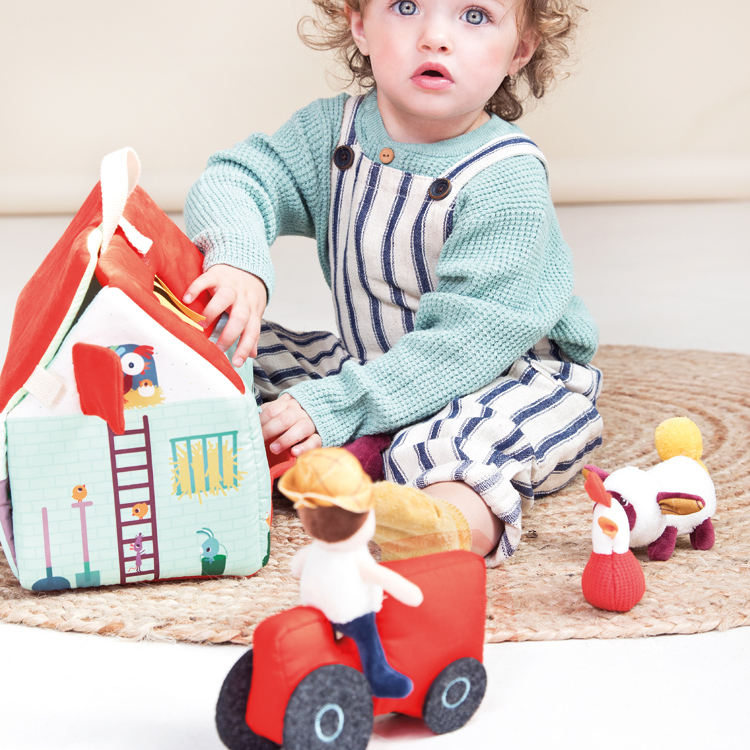 Peluche d'activités Ma première ferme (Lilliputiens) - Image 2