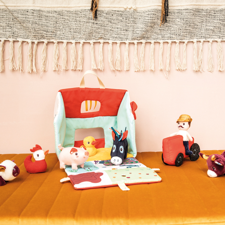 Peluche d'activités Ma première ferme (Lilliputiens) - Image 6