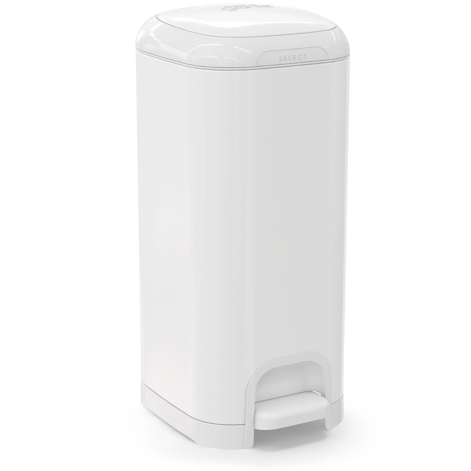Poubelle à couches Select Blanche avec recharge (Diaper Genie) - Image 1