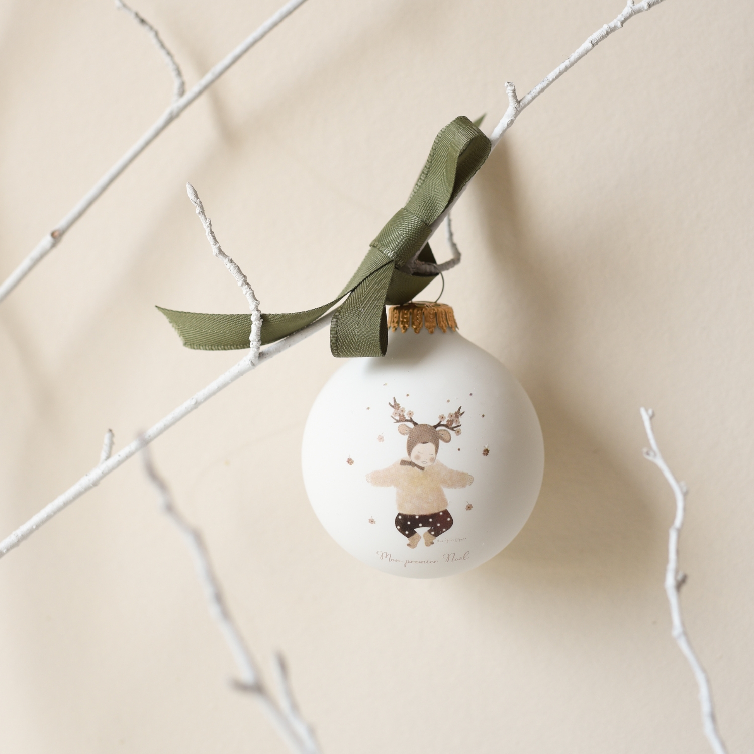 Boule de Noël Mon 1er Noël Les Yeux Fripons (Baubels) - Image 2