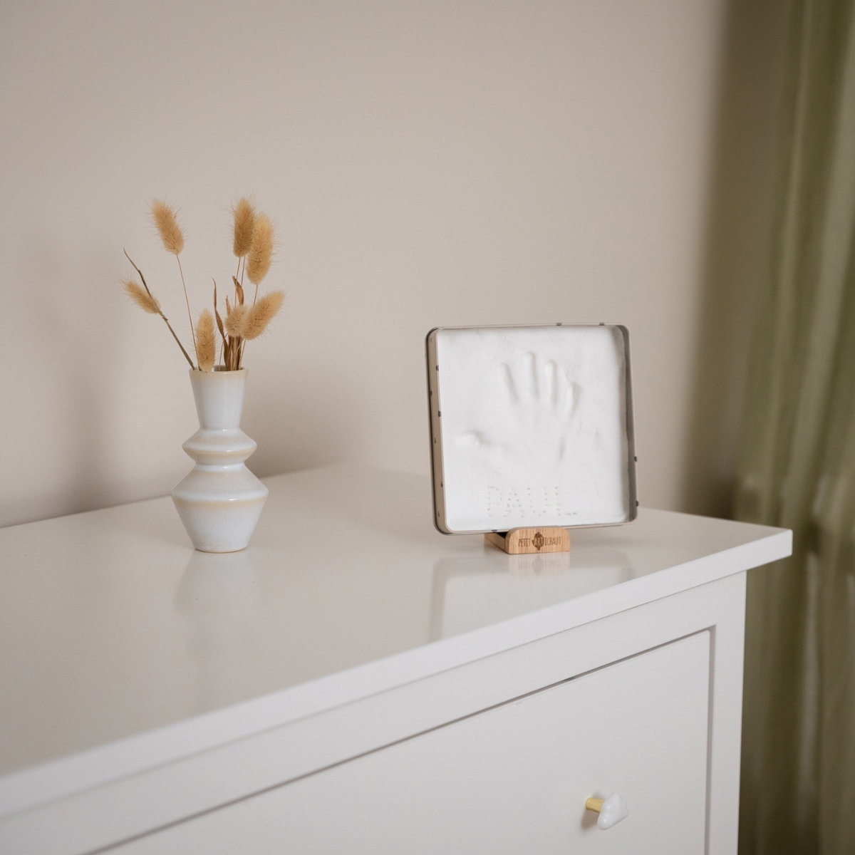 Boîte à empreintes Baby Box Carrée Jolis Cœurs (Petit Artichaut) - Image 1