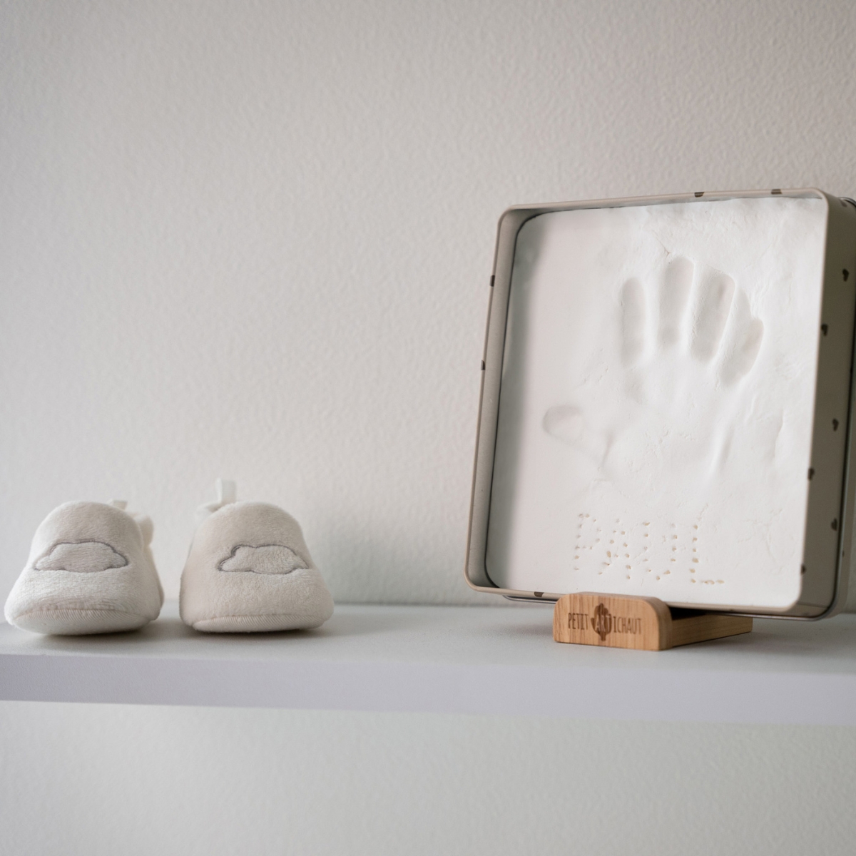 Boîte à empreintes Baby Box Carrée Jolis Cœurs (Petit Artichaut) - Image 3