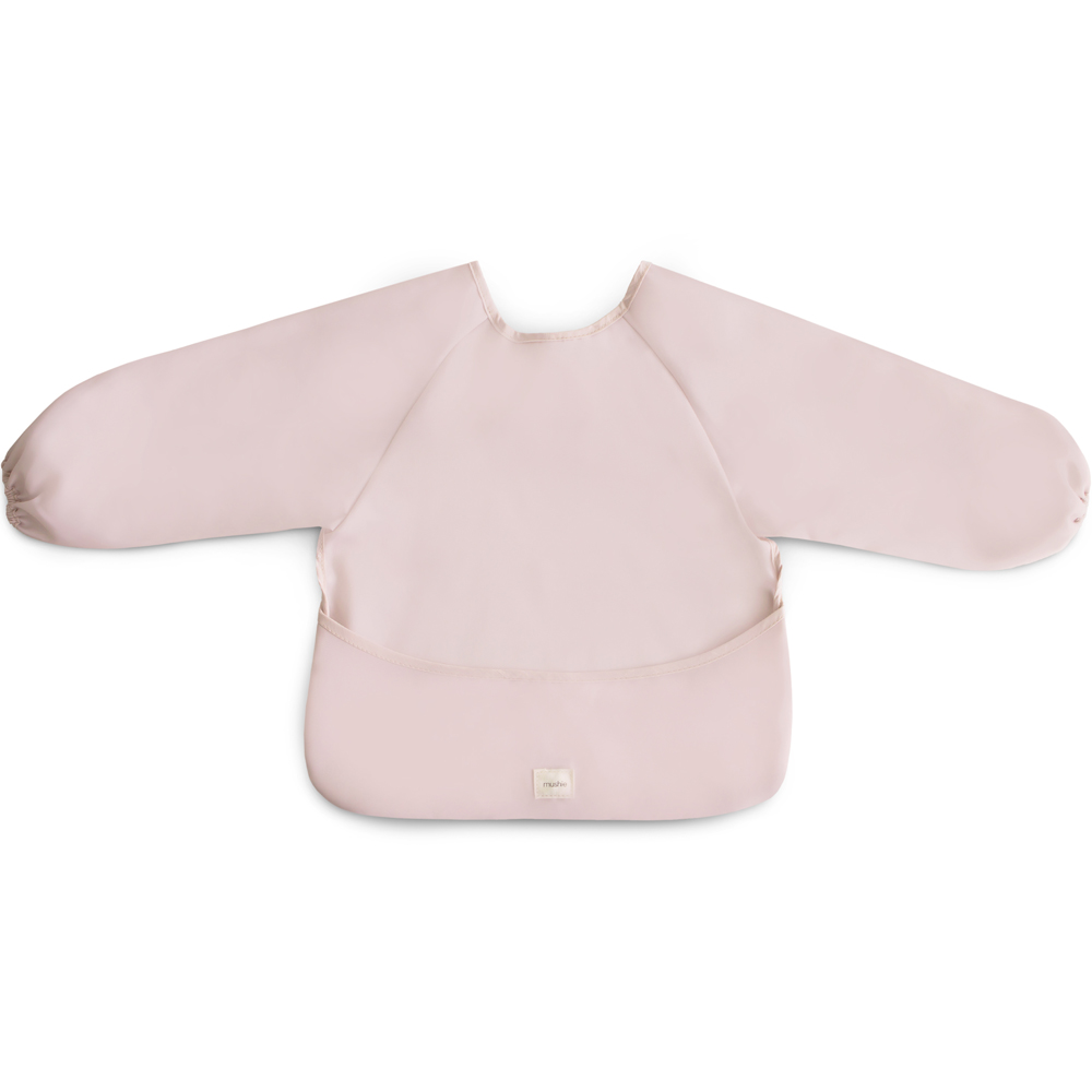 Bavoir à manches longues Blush (6-24 mois) (Mushie) - Image 1