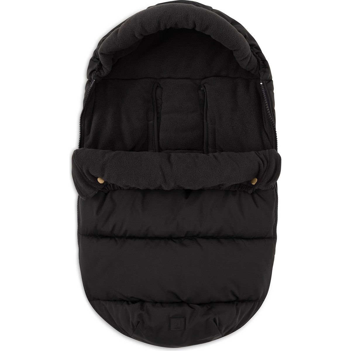 Nid d'ange passe sangle Puffed Black (groupe 0+)