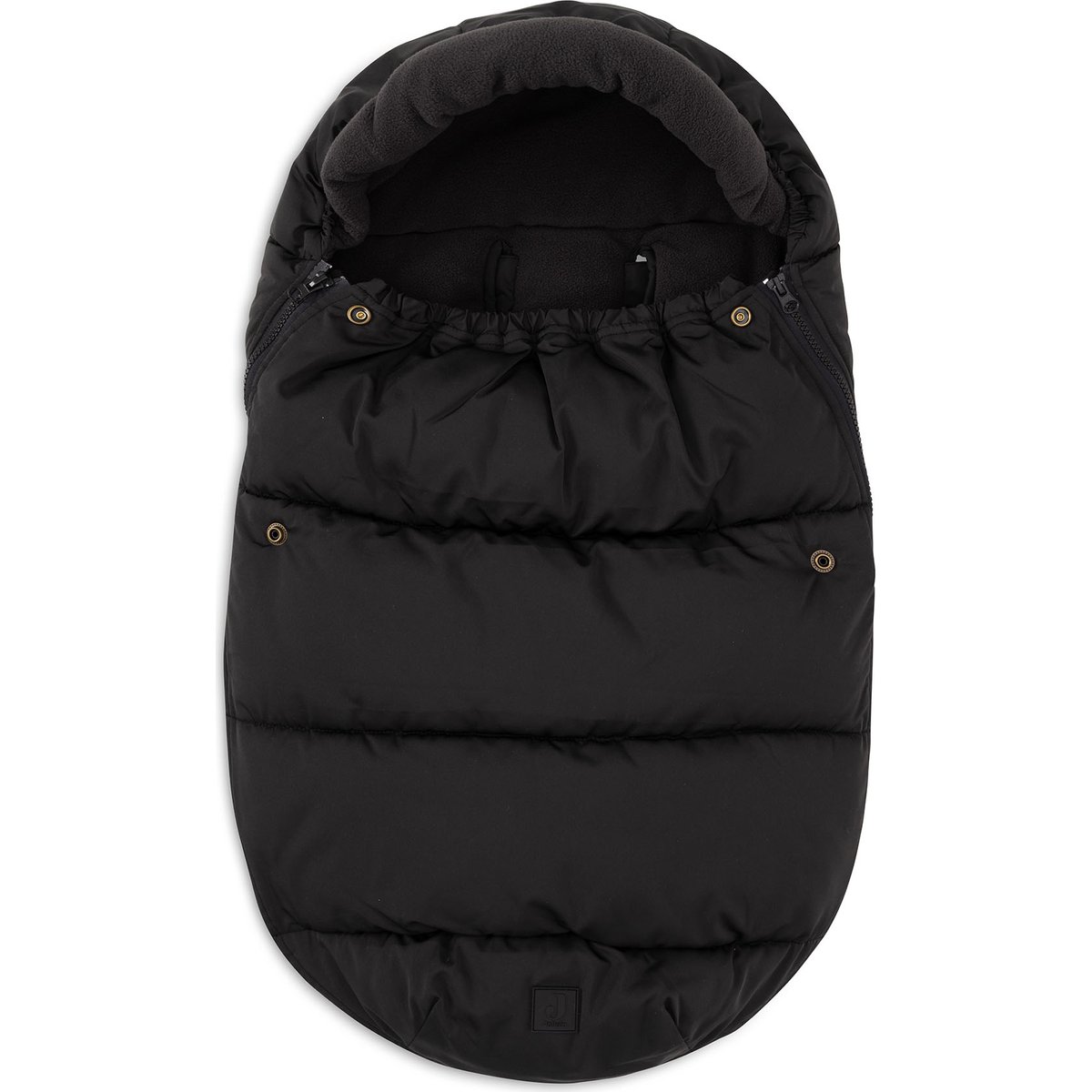 Nid d'ange passe sangle Puffed Black (groupe 0+) (Jollein) - Image 2