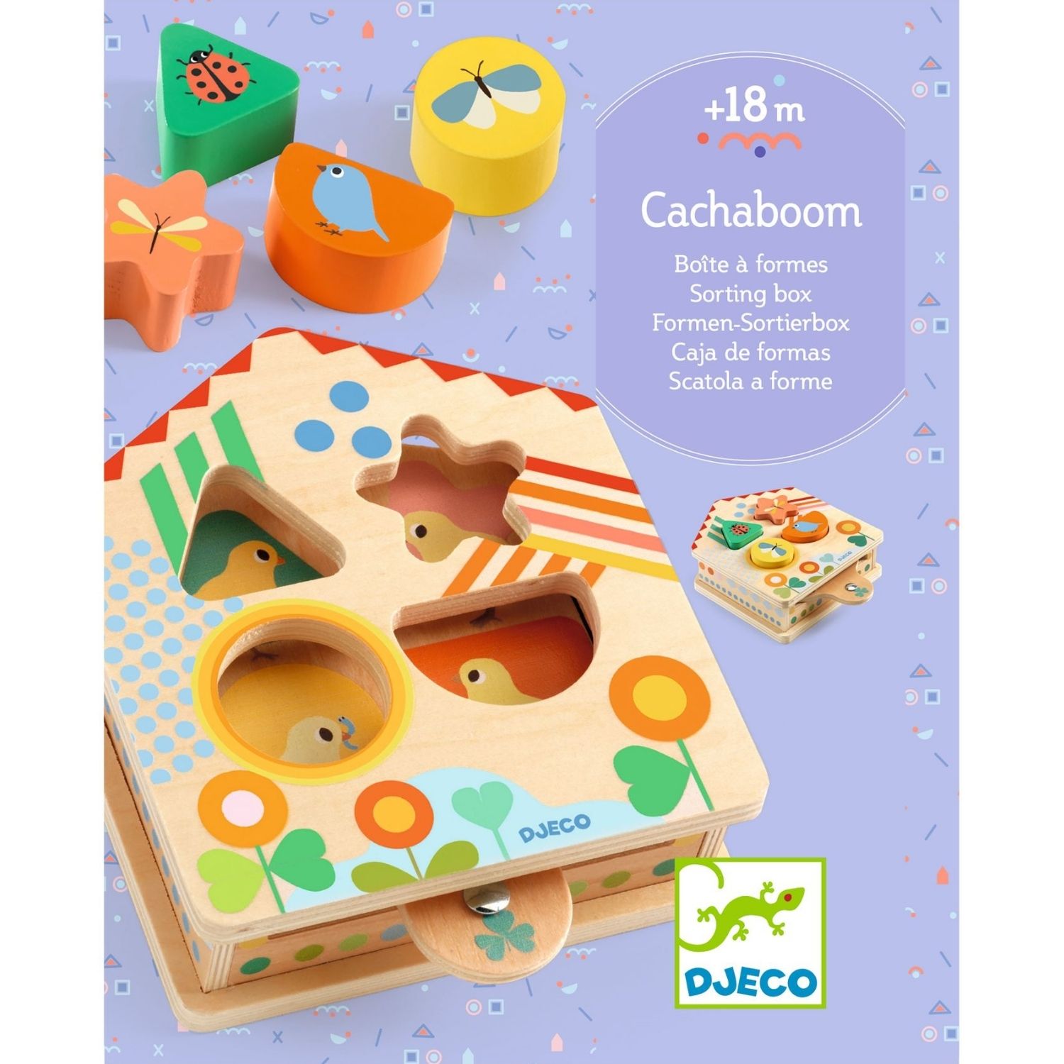 Boîte à formes Cachaboom (Djeco) - Image 1