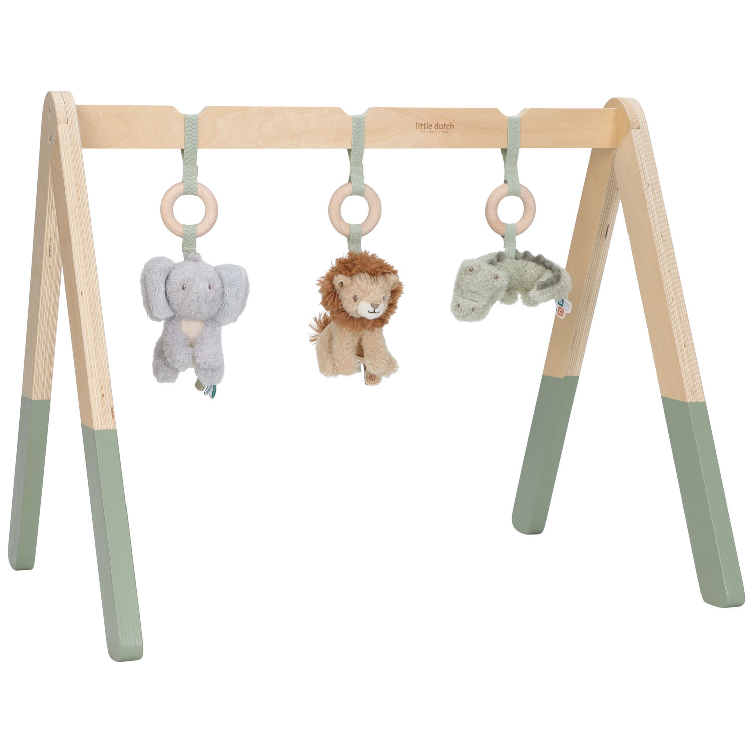 Arche en bois Safari Friends avec 3 jouets d'activités (Little Dutch) - Image 3